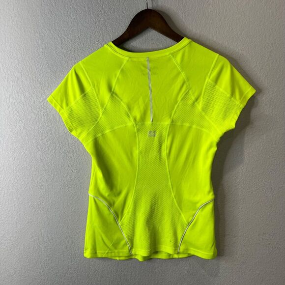 Fila Sport Womens Neon Yellow Running T-Shirt M - Picture 2 of 11